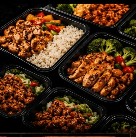 Fresh high-protein meal prep by Project Rebuild